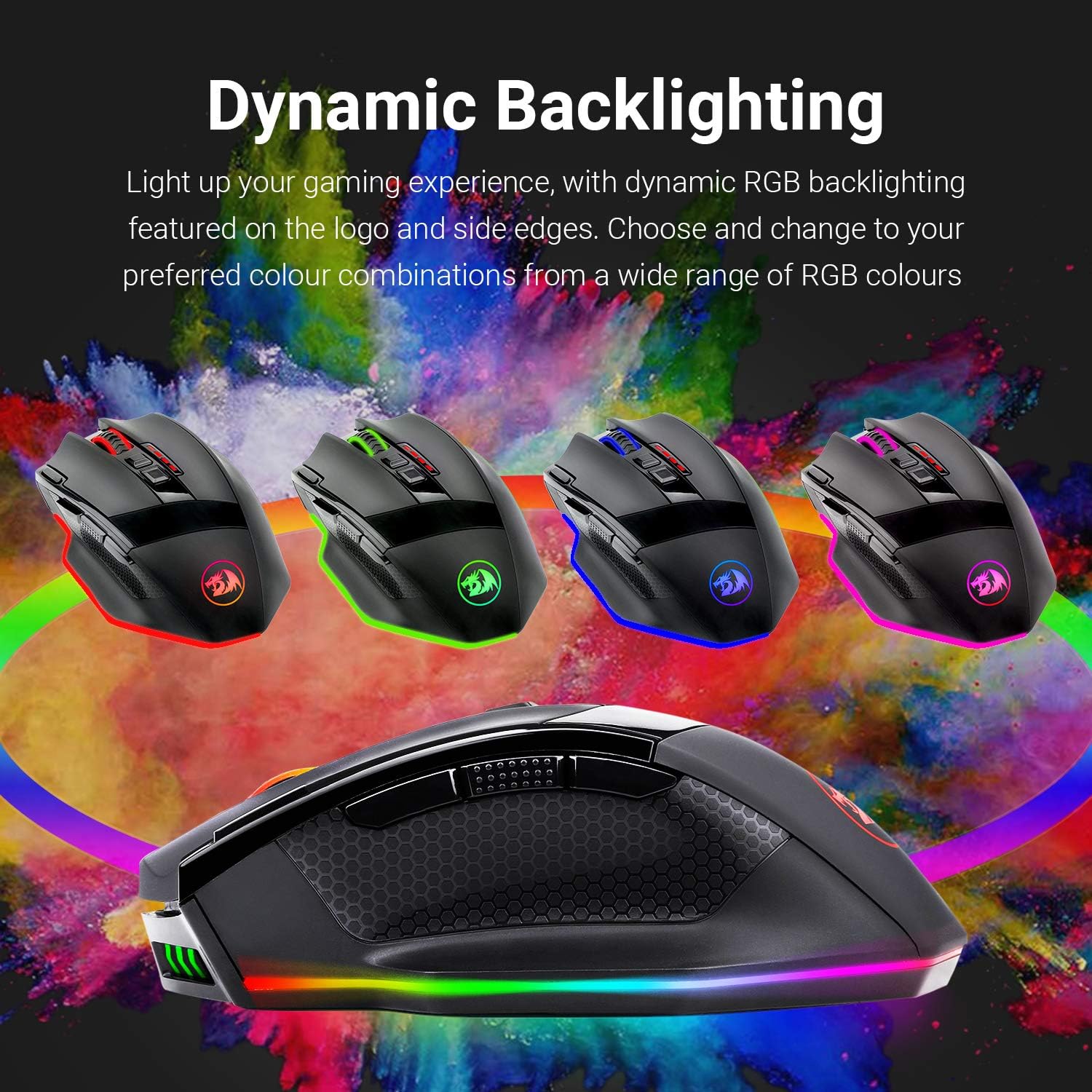 Redragon M801P Sniper Pro RGB Wired/Wireless Gaming Mouse