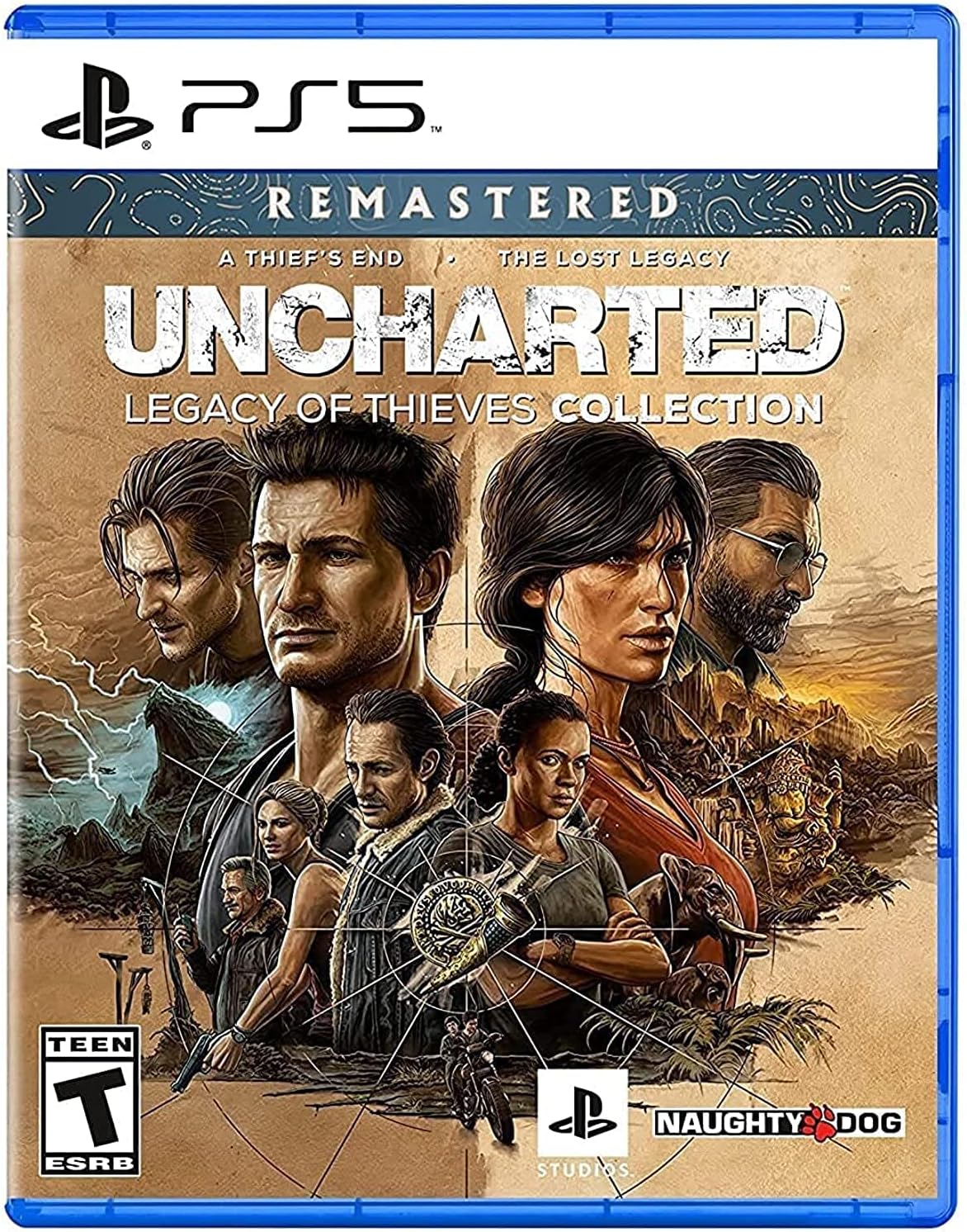 مجموعة بلاي ستيشن أنشارتد: ليجاسي أوف ثيفز - ٥ PS5