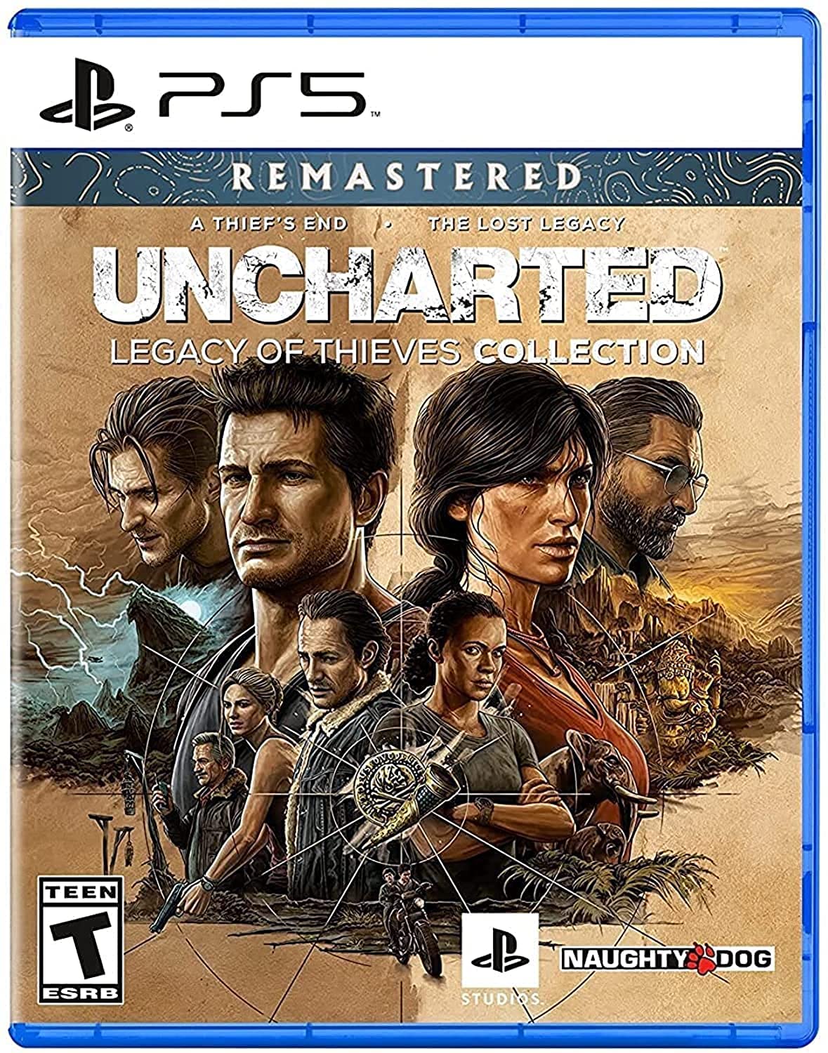 مجموعة بلاي ستيشن أنشارتد: ليجاسي أوف ثيفز - ٥ PS5