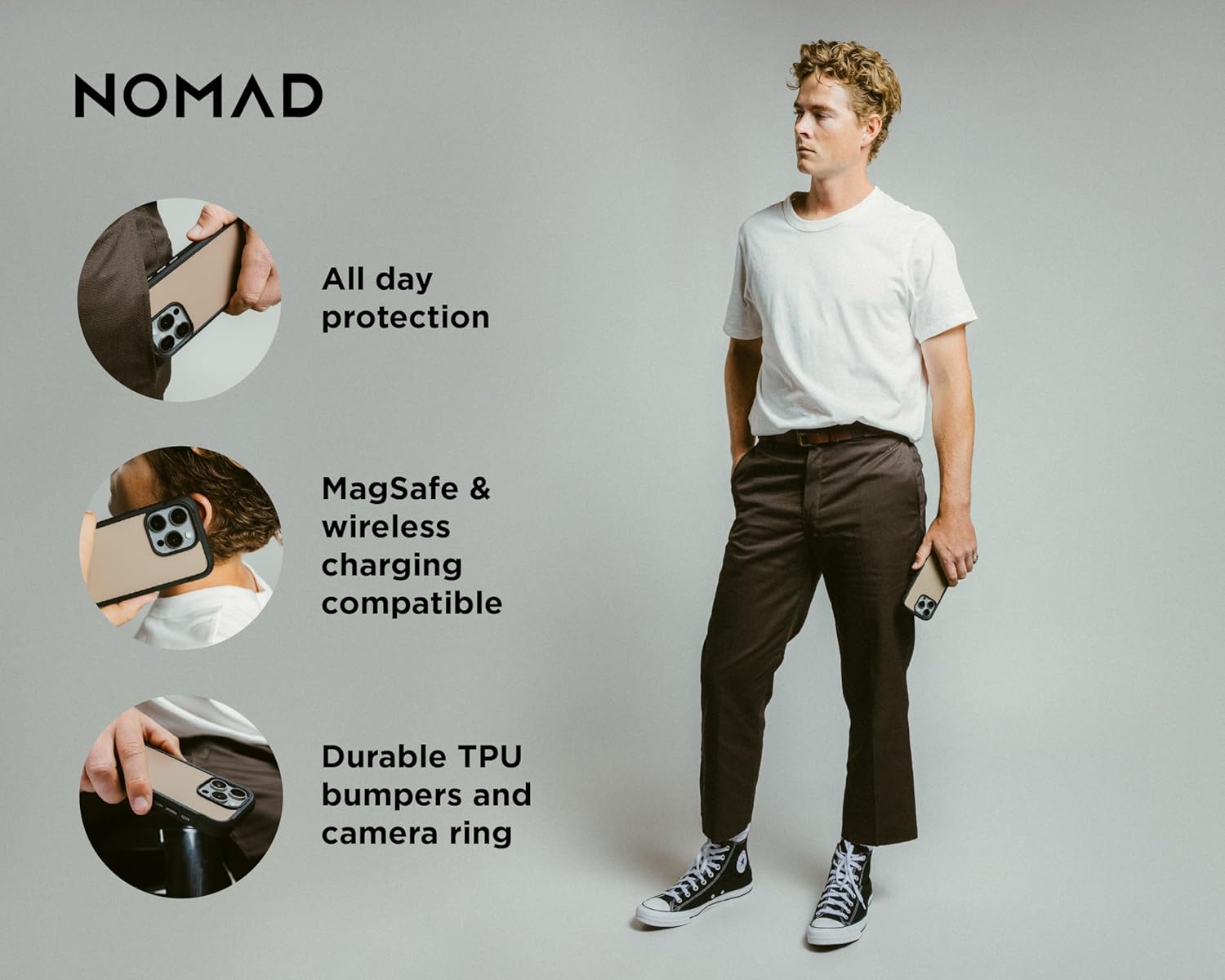 NOMAD - Rugged Case - iPhone 16 Pro Desert