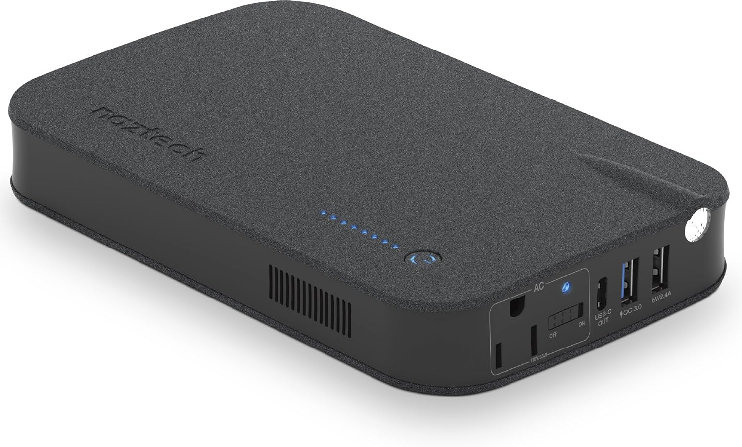 Naztech Power Bank for Universal/Smart Phones/Computer - Black