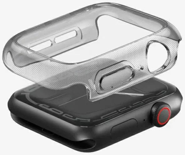 UNIQ Garde Case with Screen Protection for Apple Watch Series 10 46MM – Smoke