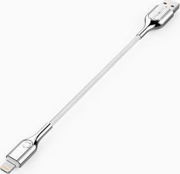كابل Cygnett USB-A إلى Lightning بطول 10 سم باللون الأبيض