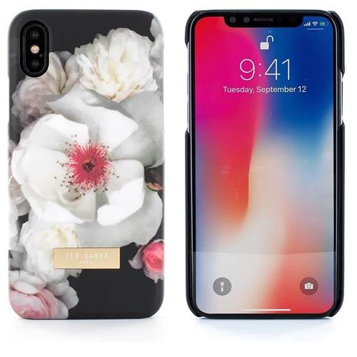 غطاء هاتف آيفون X من تيد بيكر ذو ملمس ناعم وهيكل صلب نامالا تشيلسي أسود