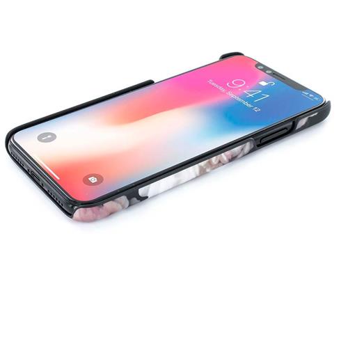 غطاء هاتف آيفون X من تيد بيكر ذو ملمس ناعم وهيكل صلب نامالا تشيلسي أسود