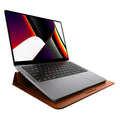 جراب وحامل جلدي SwitchEasy EasyStand لجهاز MacBook Pro مقاس 14 بوصة 2021 - بني سرجي