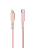 كابل يونيك فليكس سترين ريليف USB-C إلى لايتنينج بطول 1.2 متر - وردي خدود 