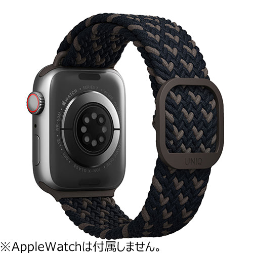حزام UNIQ Aspen Apple Watch مقاس 44/42/45 مم مضفر DE obsidian Blue