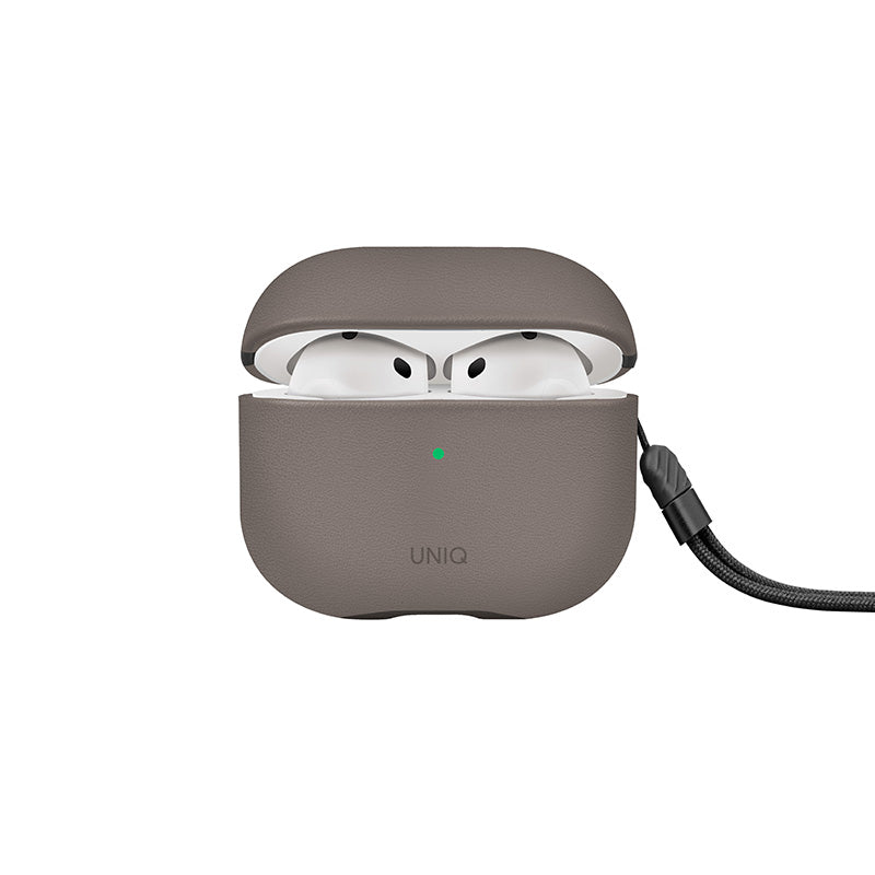حافظة Uniq LYDEN DS Airpods الجيل الرابع (2024) - رمادي فلينت