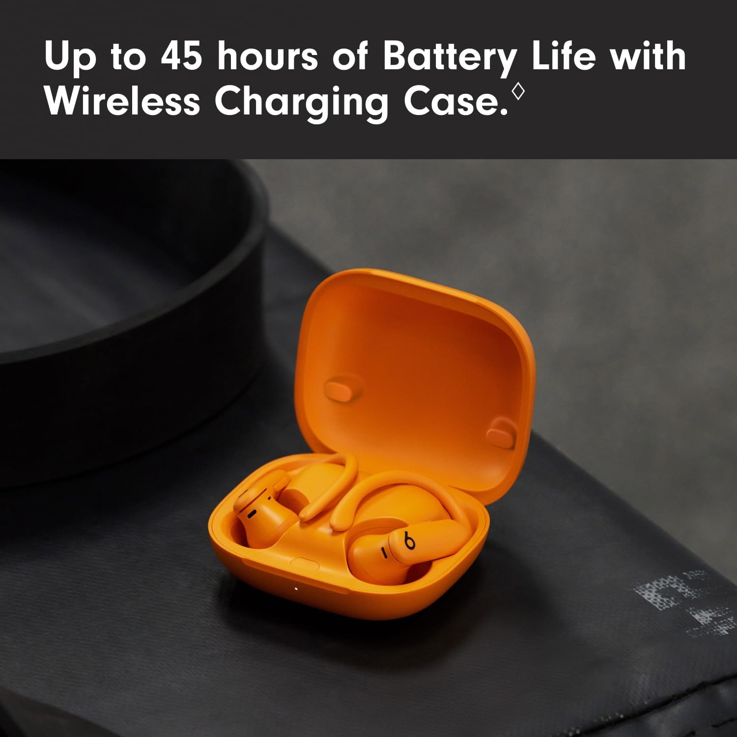 Beats Powerbeats Pro 2 Wireless Bluetooth Earbuds - Noise Cancelling, Heart Rate Monitor, IPX4, Up to 45H Battery & Charging Case, Works with Apple & Android - Electric Orange