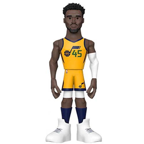 فينيل ذهبي! NBA: يوتا جاز - دونوفان ميتشل (نسخة المدينة 2021) 5 بوصات مع نسخة تشيس (حصريًا)