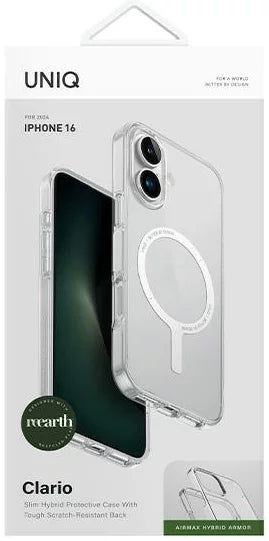 Uniq iPhone 16 Magclick Clario (ECO) Clear