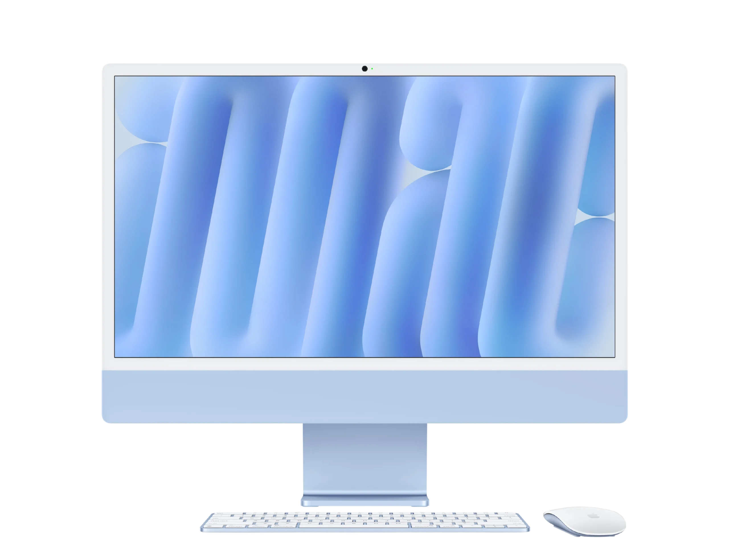 جهاز iMac مقاس 24 بوصة مزود بشاشة Retina 4.5K ومعالج M4 ثماني النواة ووحدة معالجة رسومات ثماني النواة وزجاج قياسي 