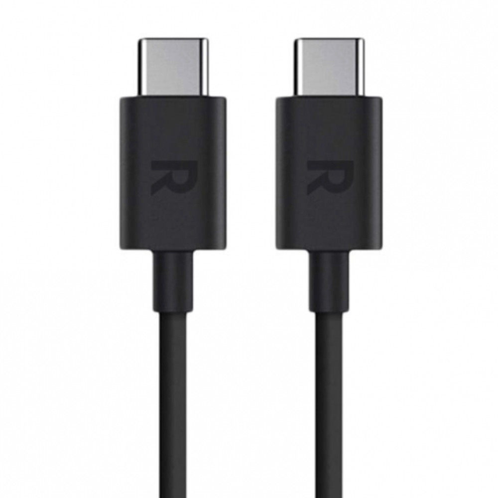 RAVPower RP‑CB058 1 m USB‑C to USB‑C Charging & Sync Cable – Black