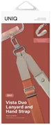 UNIQ Vista universal 2in1 phone strap terracotta-beige/terracotta beige