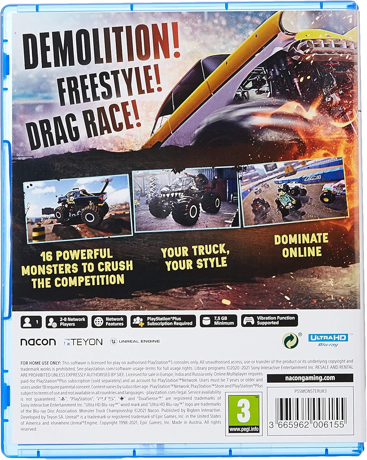 بطولة شاحنات الوحوش PS5 (PS4)