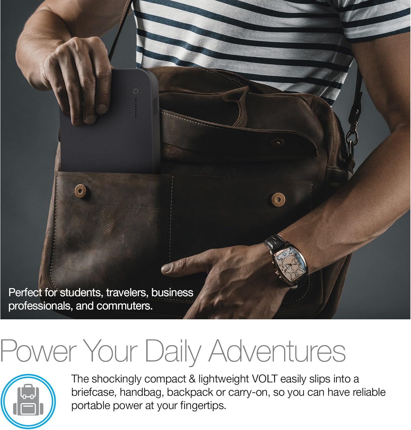 Naztech Power Bank for Universal/Smart Phones/Computer - Black