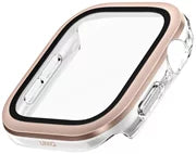 Uniq Case Voute For Apple Watch Series 10 46mm Tempered Glass Rose Gold