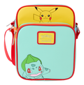 حقيبة كروس بودي من Loungefly Leather: Pokémon Color Block Starters
