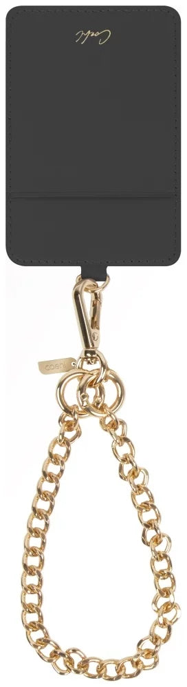 UNIQ Universal 3-in-1 phone lanyard Coehl Caryne with card wallet ebony (UNIQ-CARYNE3IN1-EBONY)