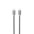 Epico Fabric Braided USB-C – USB-C - cable, 1.8 m, Space Grey