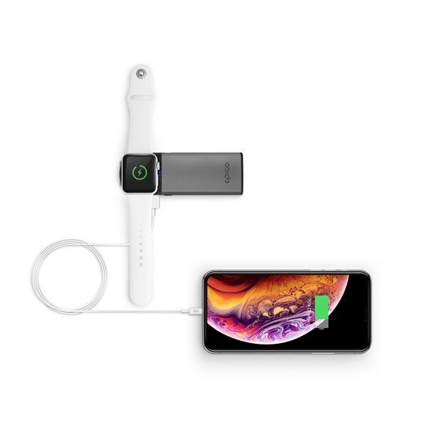 Epico Power Bar - powerbank, 5 200 mAh, Space Grey