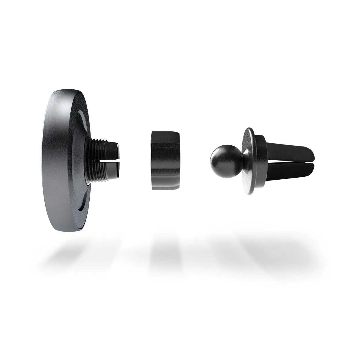 Epico Magnetic Wireless Car Charger (MagSafe compatible) 15W/10W/7,5W + 18W QC space gray