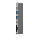 موزع Epico USB Type-C HUB PRO - رمادي فضائي/أسود