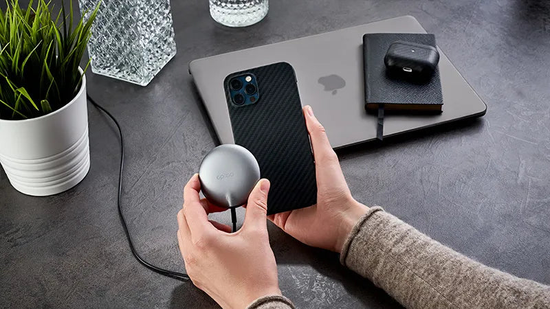 Epico USB-C Magnetic Wireless Charger - Space Gray