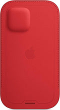 Apple iPhone 12 and 12 Pro Leather Sleeve with MagSafe - (Product) RED