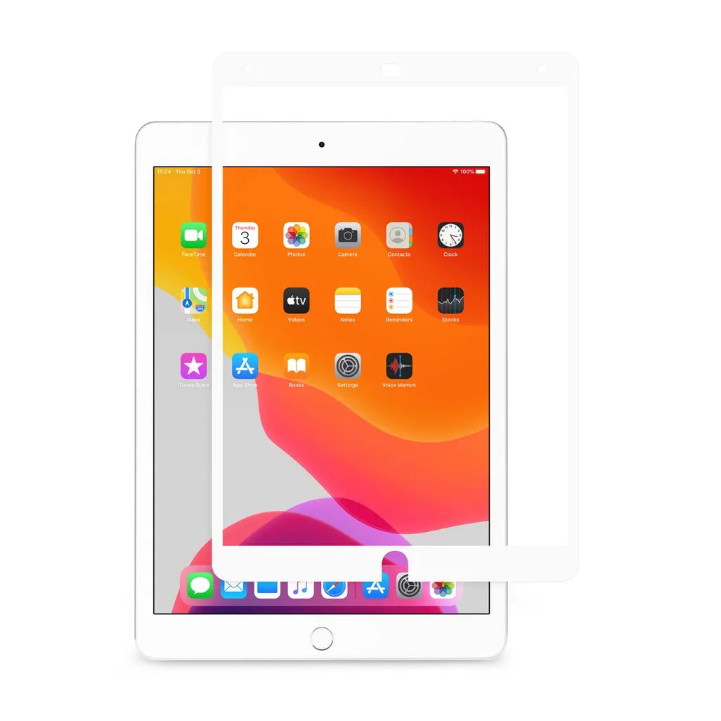 Moshi iVisor AG Anti‑Glare Screen Protector for iPad 10.2″ / 10.5″ – White (Clear/Matte)