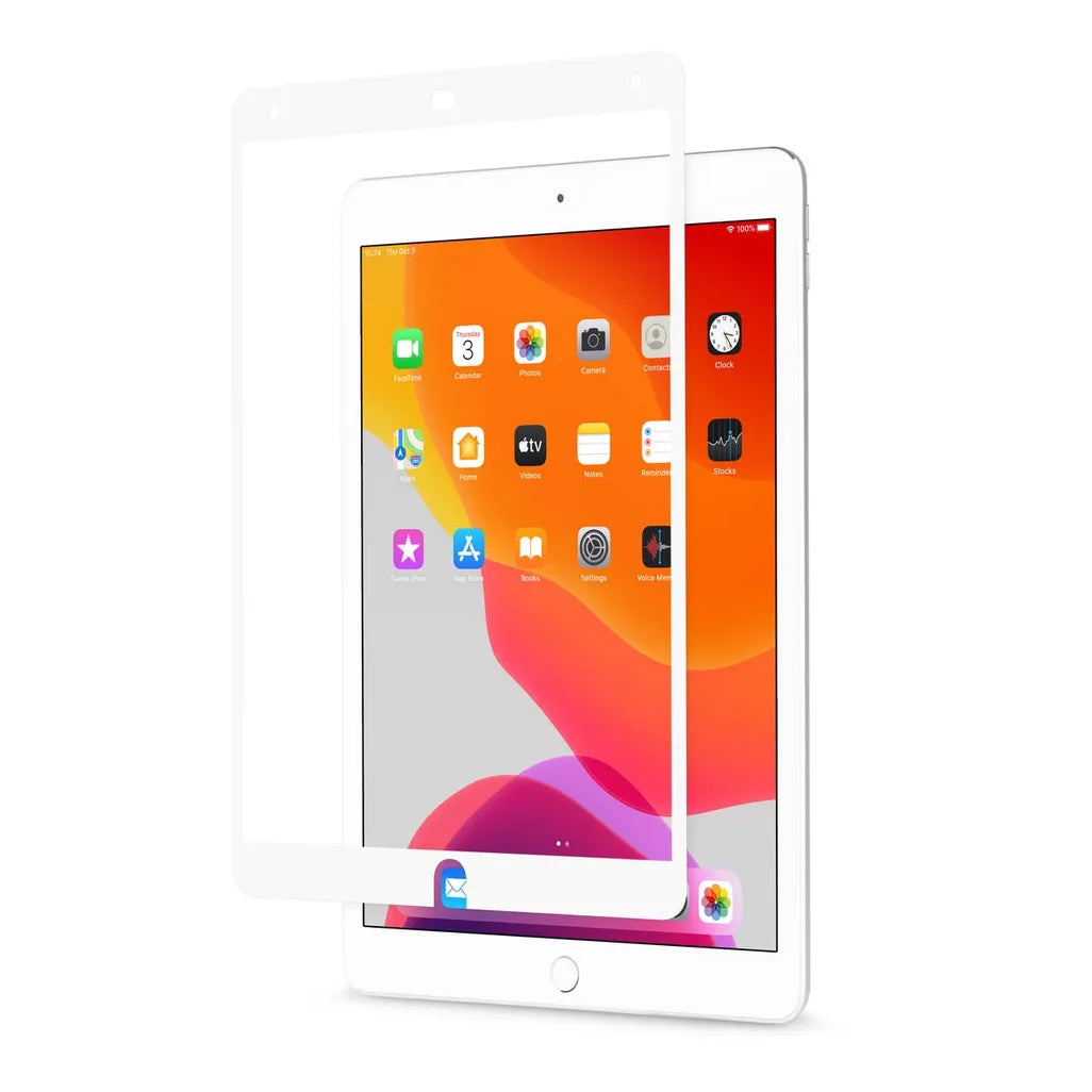 Moshi iVisor AG Anti‑Glare Screen Protector for iPad 10.2″ / 10.5″ – White (Clear/Matte)