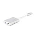 محول صوت رقمي USB-C من Moshi مع شحن باللون الفضي