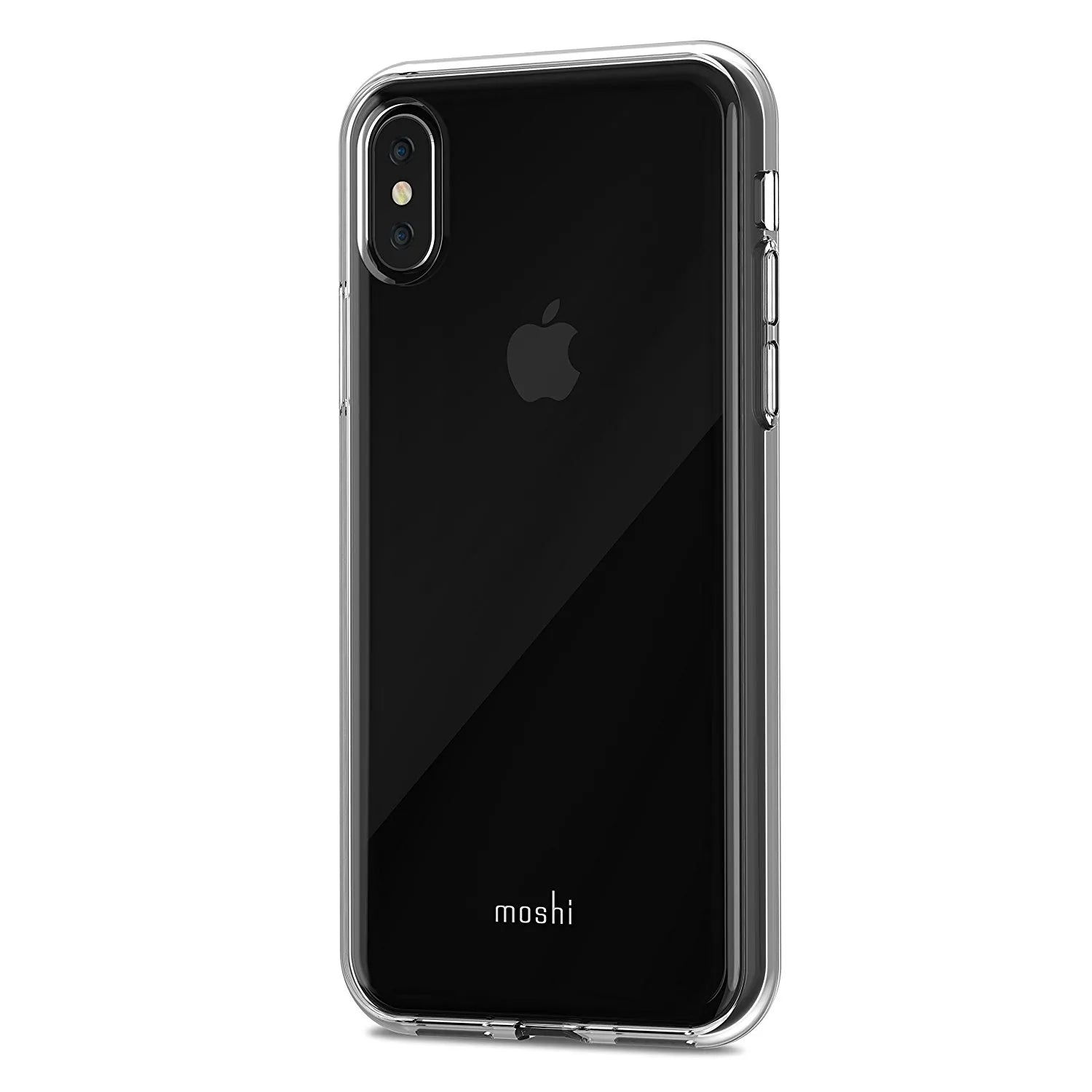 فيتروس لهاتف آيفون X – غطاء حماية شفاف من موشي (شفاف)