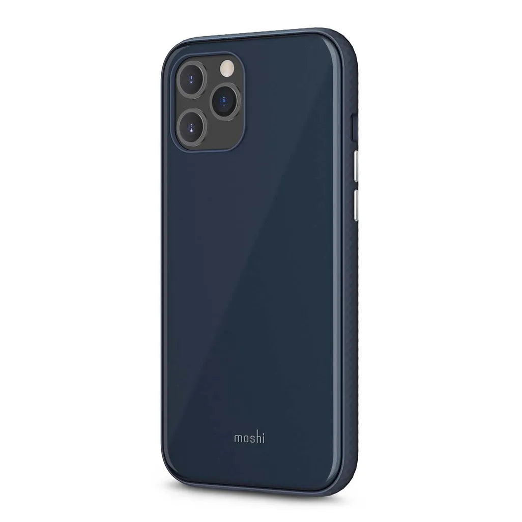 iGlaze Slim Hardshell Case for iPhone 12 / 12 Pro – Midnight Blue