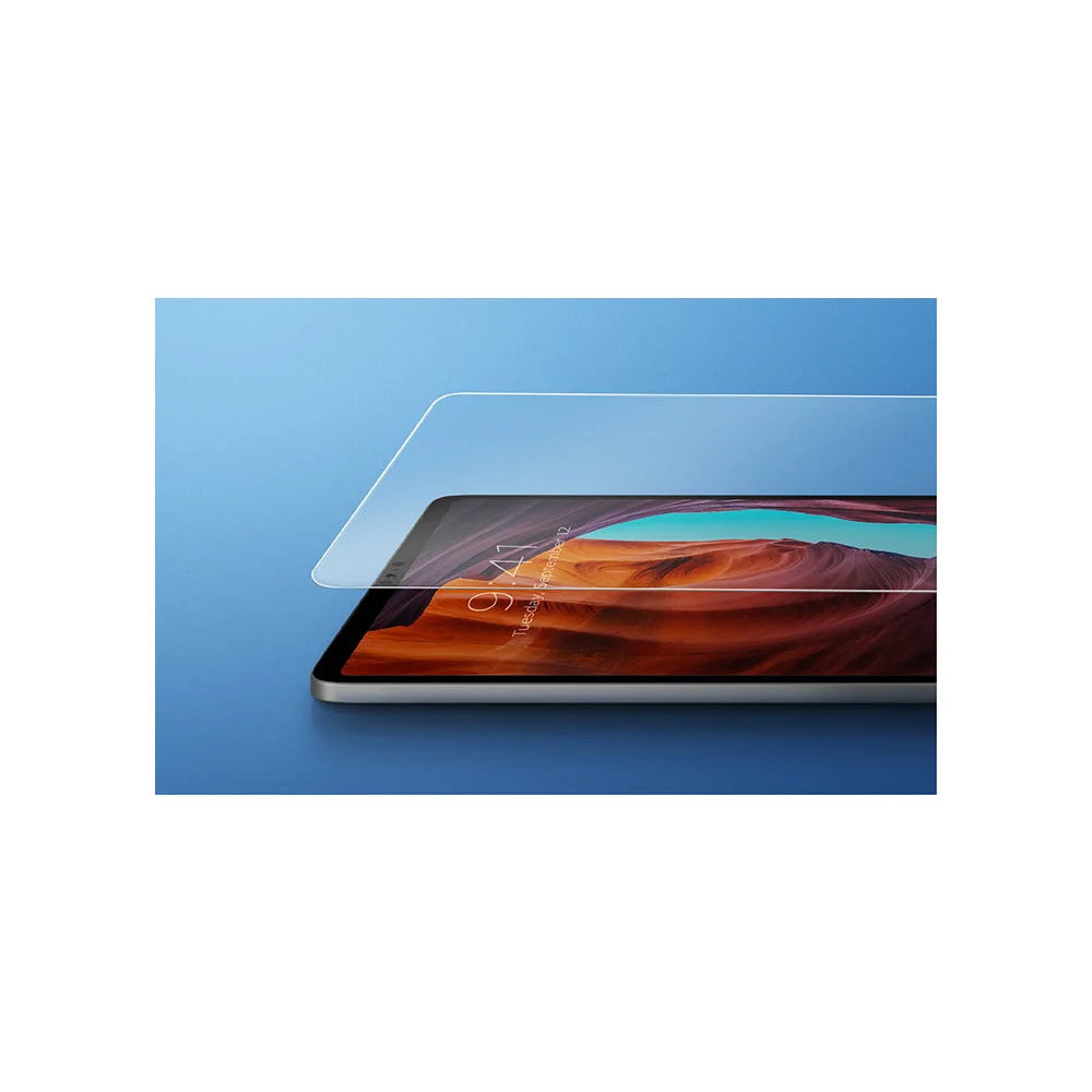 واقي شاشة زجاجي شفاف من UNIQ OPTIX لجهاز iPad مقاس 10.2 بوصة (الجيل السابع إلى التاسع)