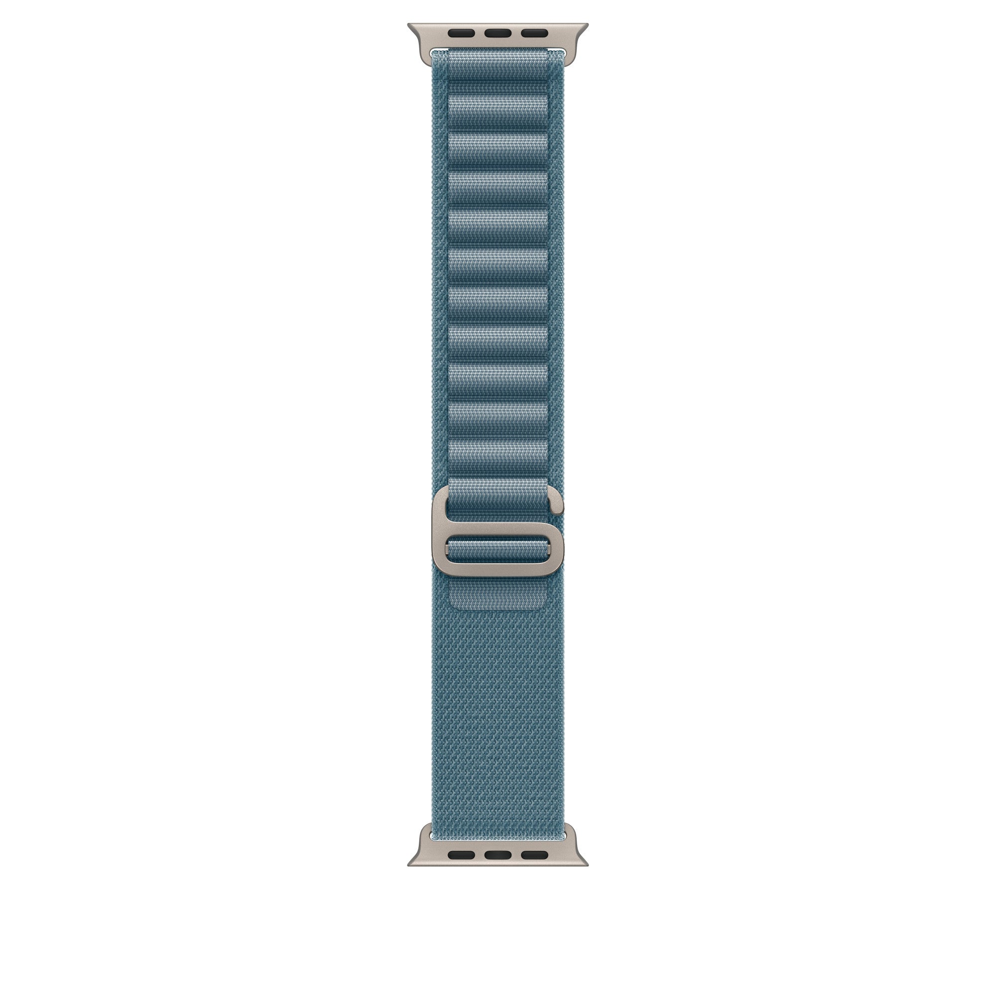 49mm Light Blue Alpine Loop - Large - Natural Titanium Finish
