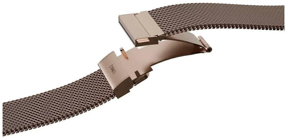 UNIQ DANTE PRO APPLE WATCH SELF-ADJUSTABLE MESH STEEL BAND 49/46/45/44MM - METALLIC ROSE