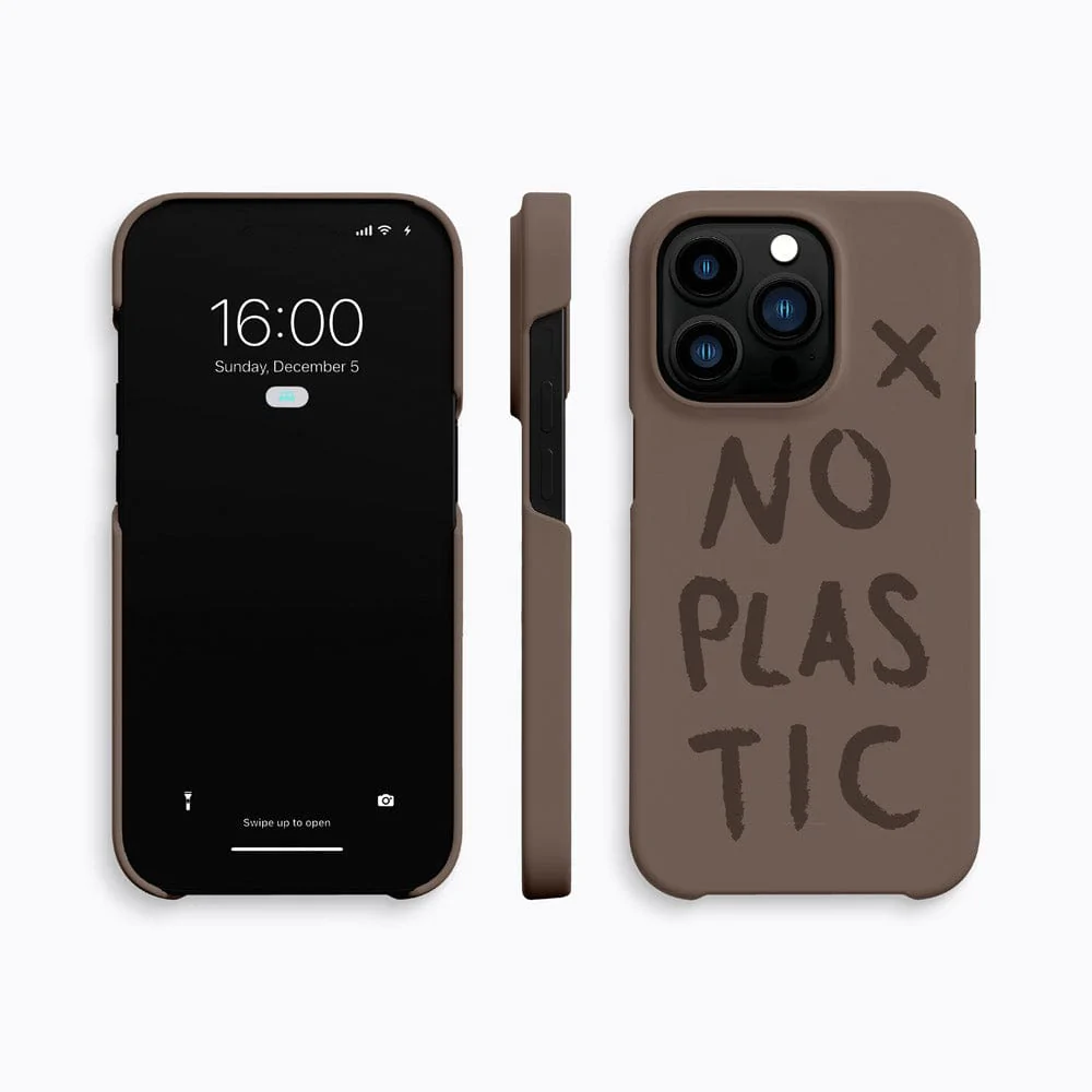 غطاء A Good Company لهاتف iPhone 14 Pro (بني ترابي بدون بلاستيك)