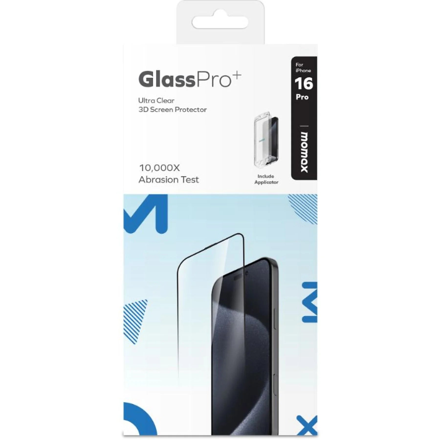 GlassPro+ زجاج مقوى فائق الوضوح لهاتف iPhone 16 Pro Ekran Koruma