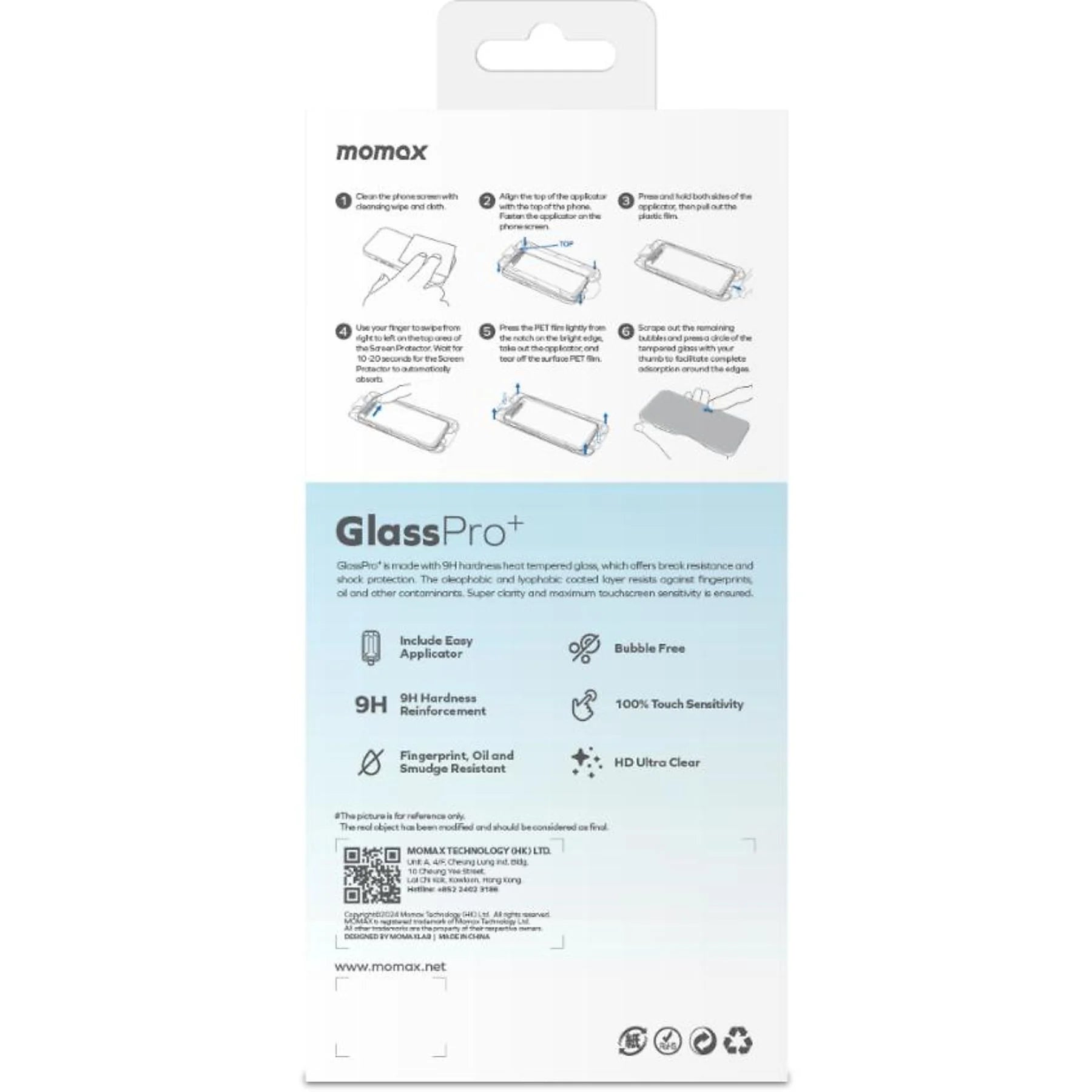 GlassPro+ زجاج مقوى فائق الوضوح لهاتف iPhone 16 Pro Ekran Koruma
