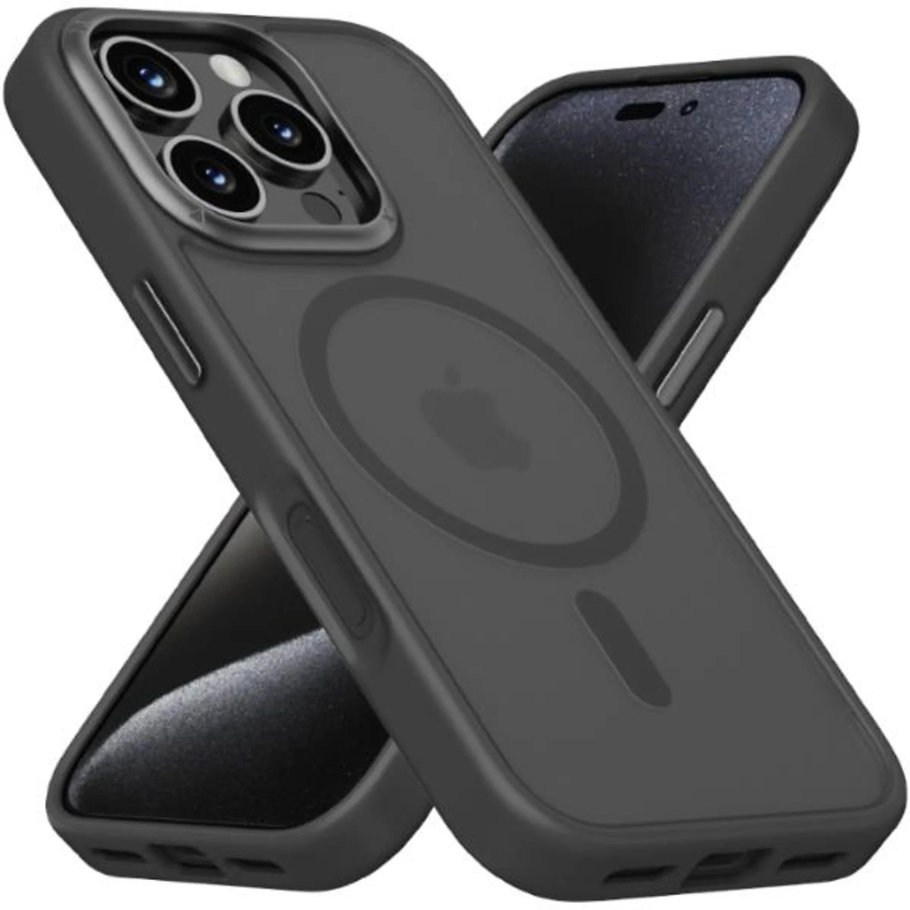 جراب هاتف Momax Play Magsafe لهاتف iPhone 16 Pro أسود