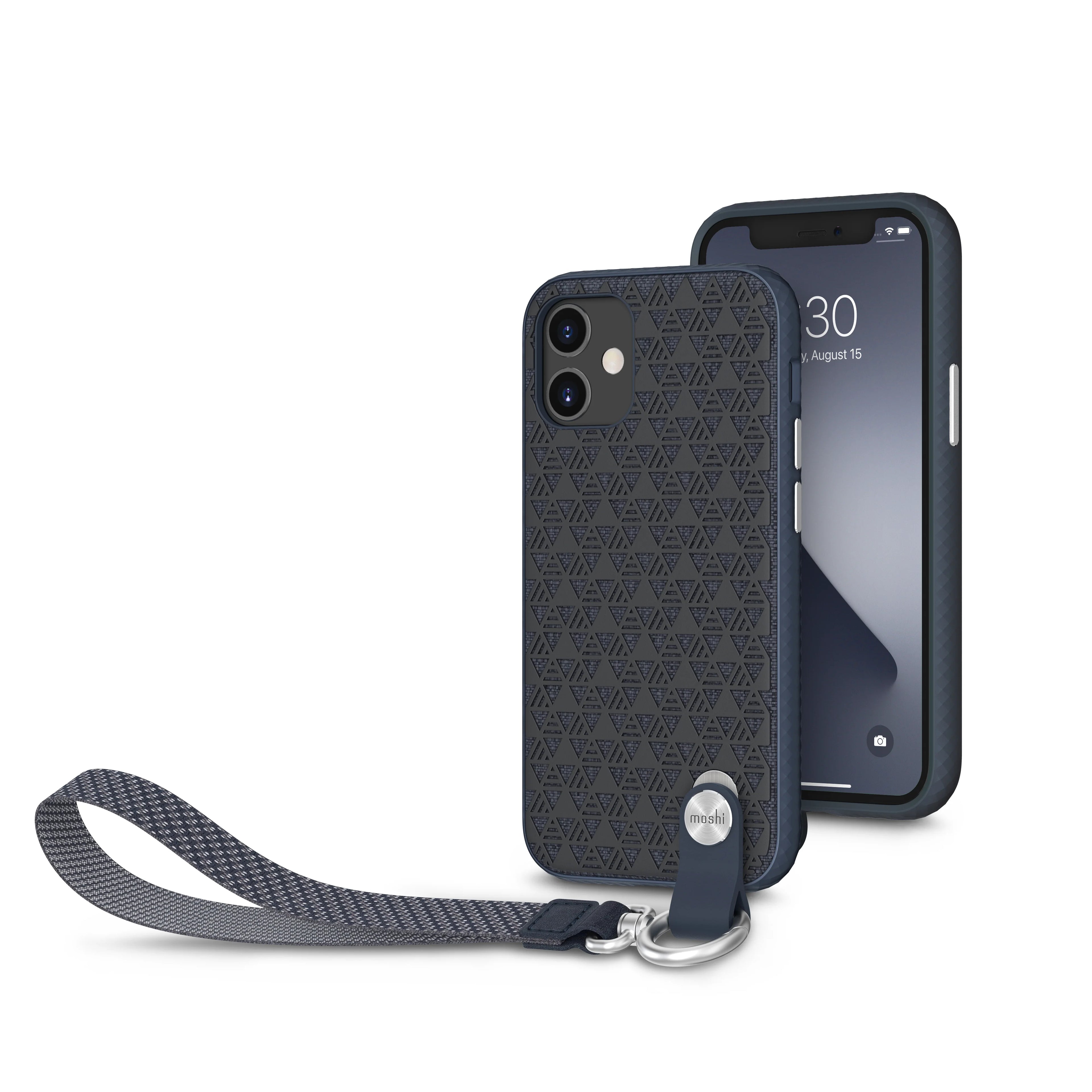 Moshi Altra Slim Hardshell Case with Detachable Wrist Strap – Denim Blue