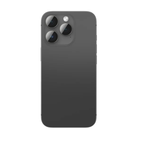 عدسة زجاجية AR 3 من AmazingThing لهاتف iPhone 16 Pro مقاس 6.3 بوصة / iPhone 16 Pro Max مقاس 6.9 بوصة - أسود