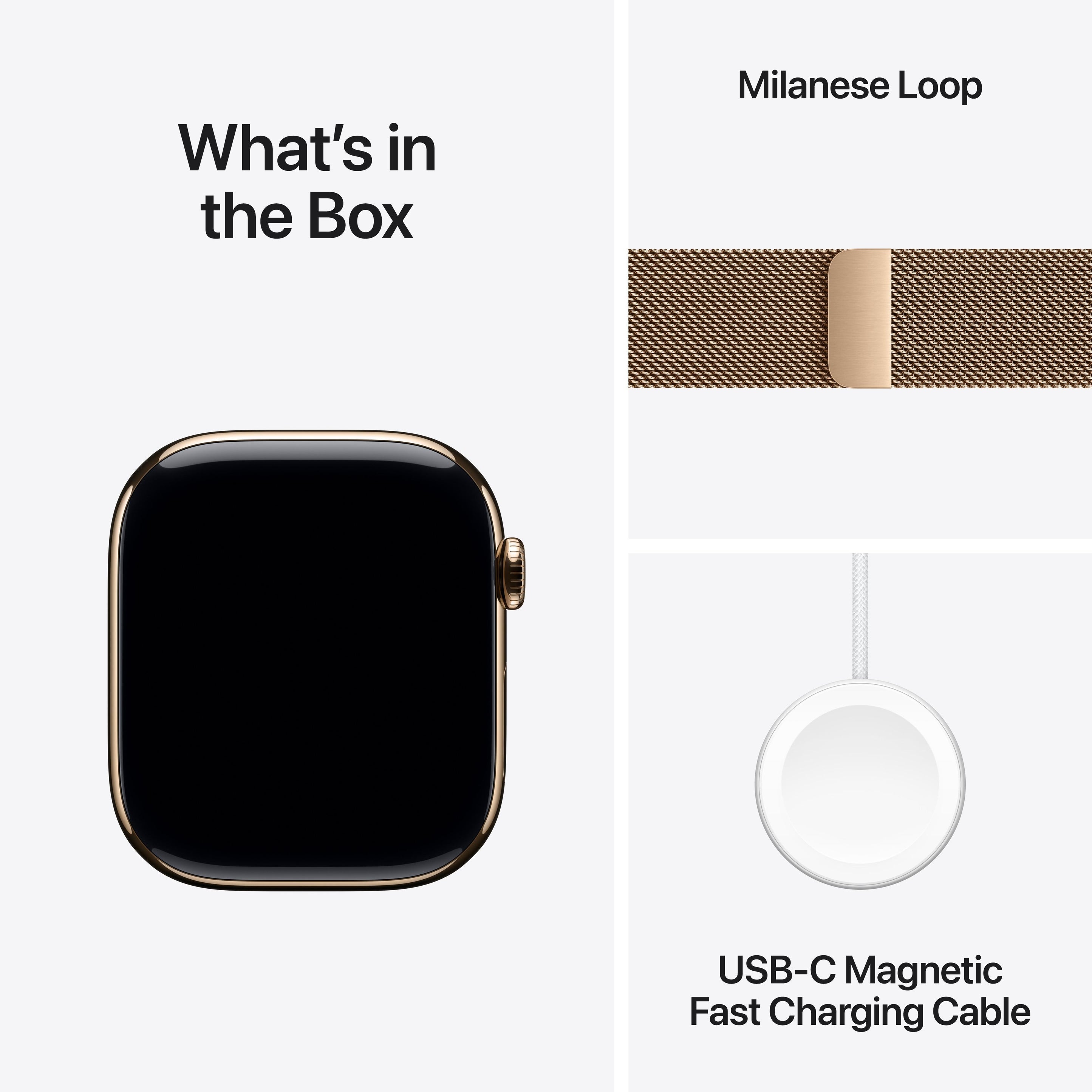 ساعة Apple Watch Ultra 2 GPS + Cellular مقاس 49 مم، هيكل من التيتانيوم الأسود مع حلقة سوداء 