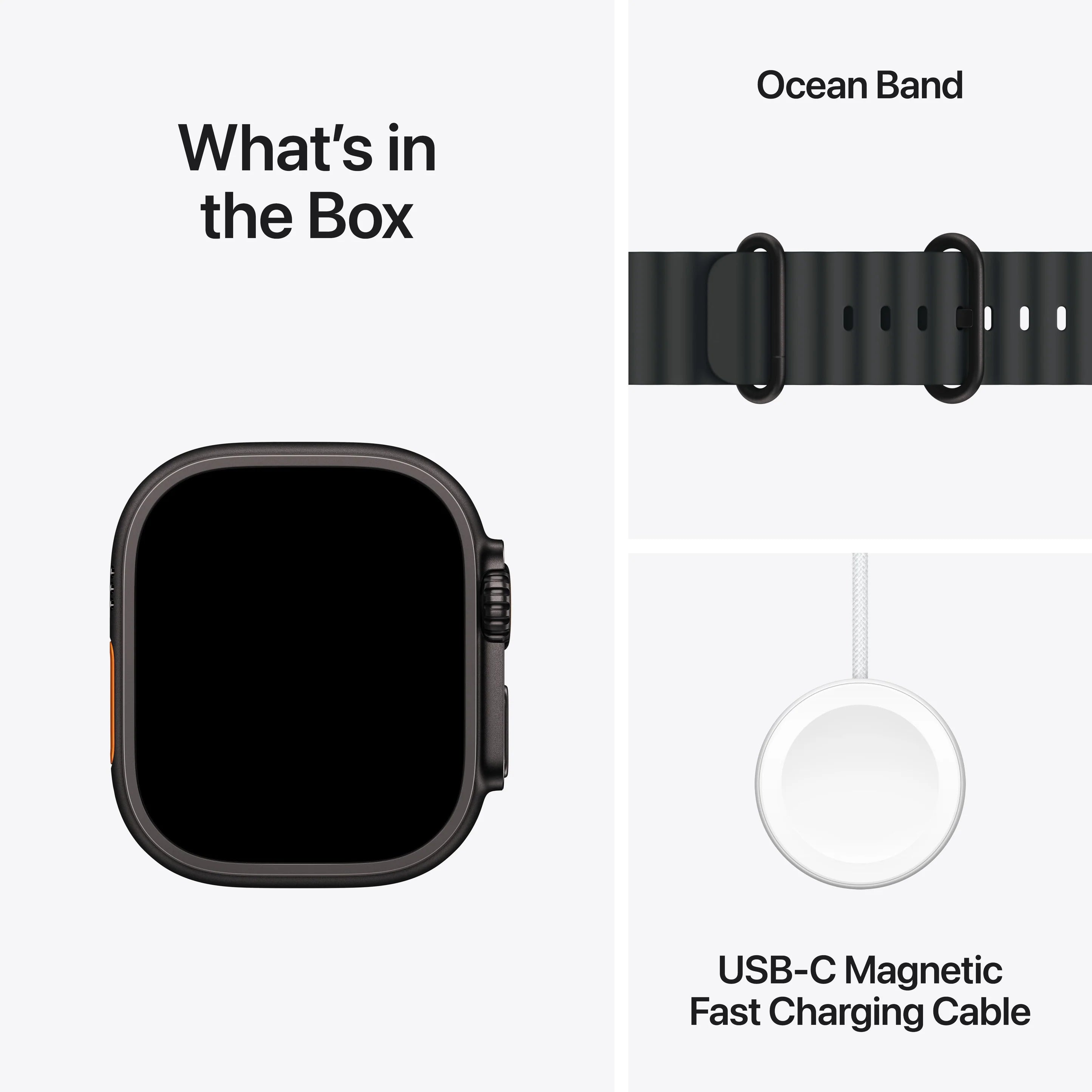 ساعة Apple Watch Ultra 2 GPS + Cellular مقاس 49 مم مع هيكل Ocean Band 2024