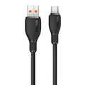 كابل شحن سريع من سلسلة Baseus Pudding من USB إلى Type-C بقوة 100 وات بطول 1.2 متر، أسود عنقودي