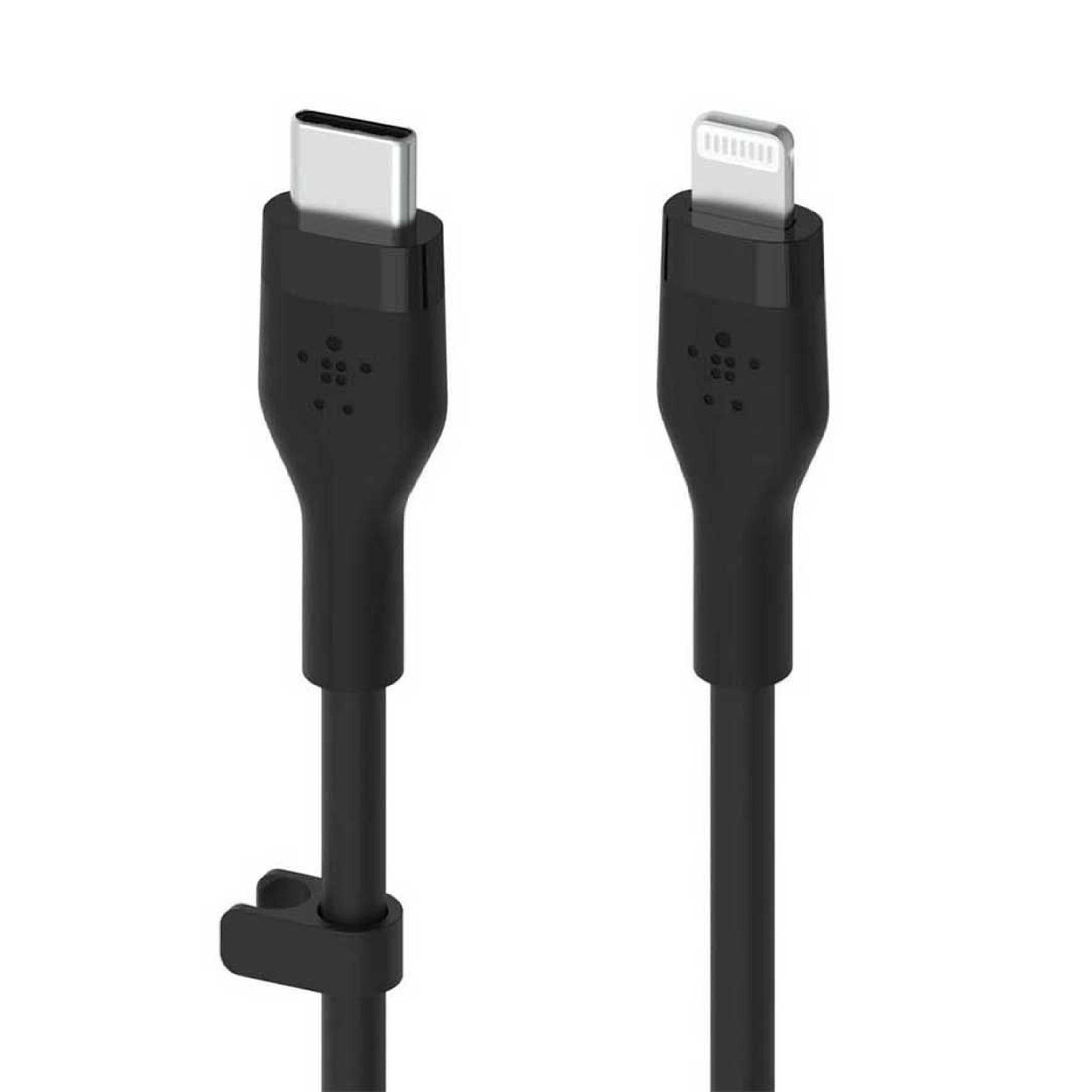 كابل BELKIN BoostCharge Flex USB-C إلى Lightning - 3 أمتار - أسود
