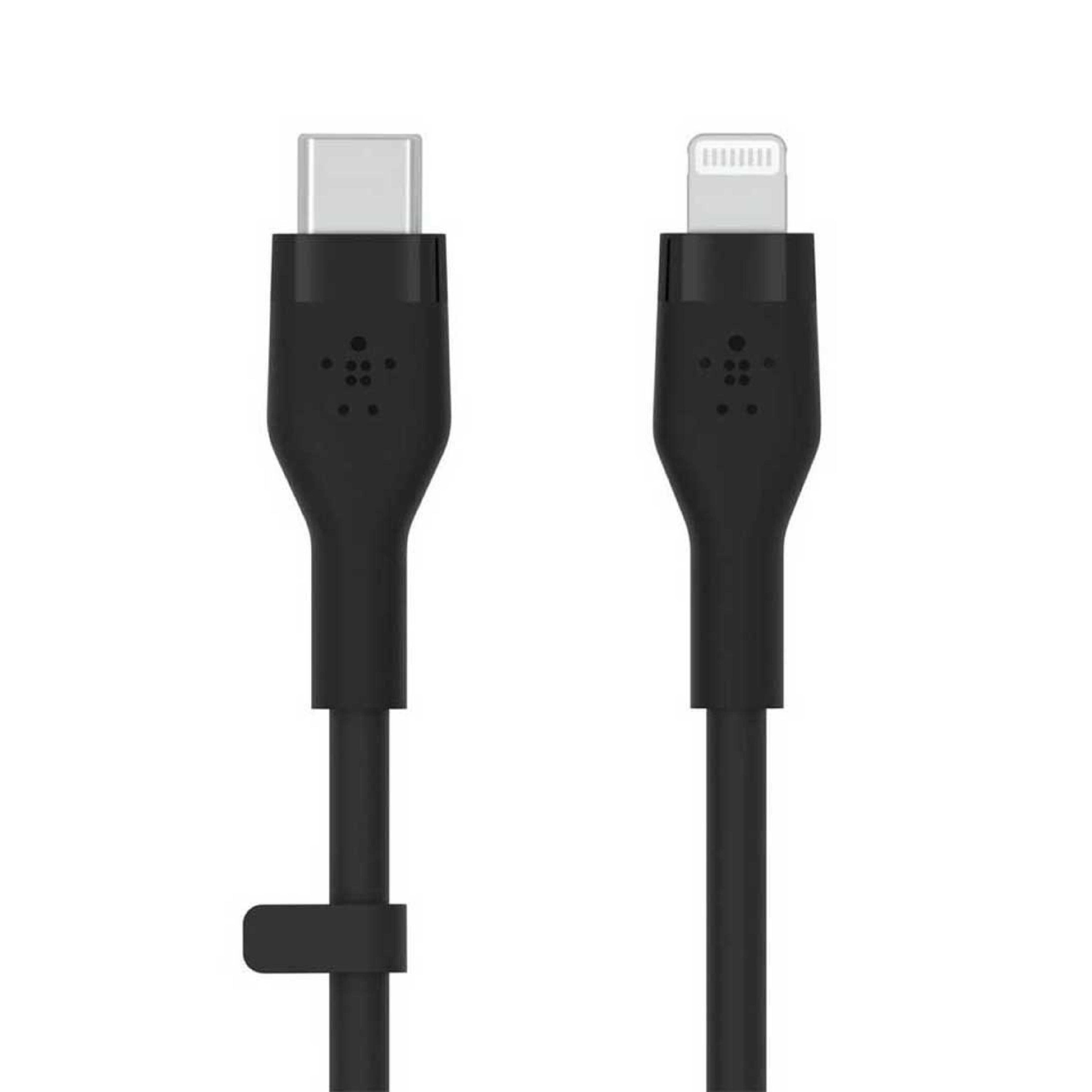كابل BELKIN BoostCharge Flex USB-C إلى Lightning - 3 أمتار - أسود
