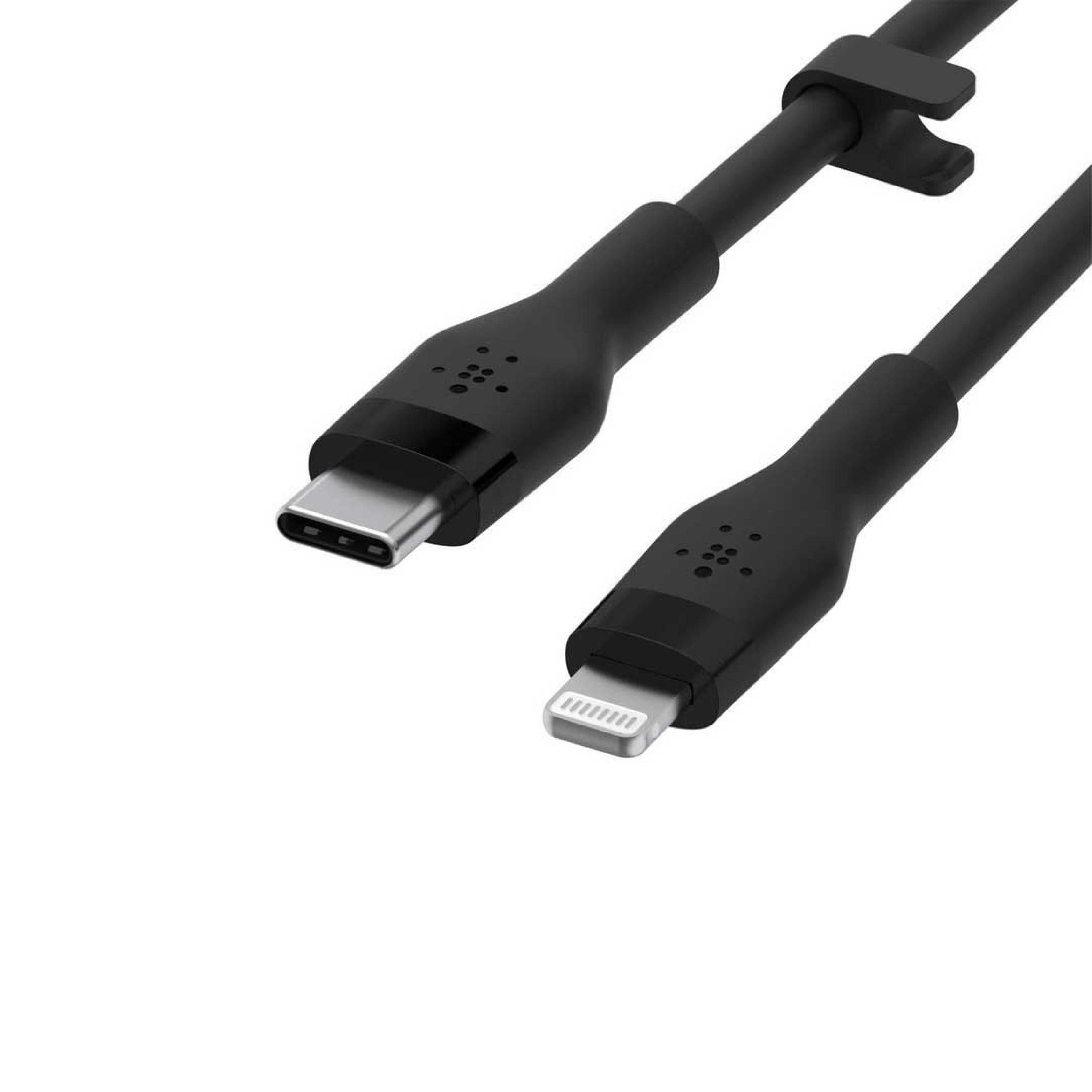 كابل BELKIN BoostCharge Flex USB-C إلى Lightning - 3 أمتار - أسود